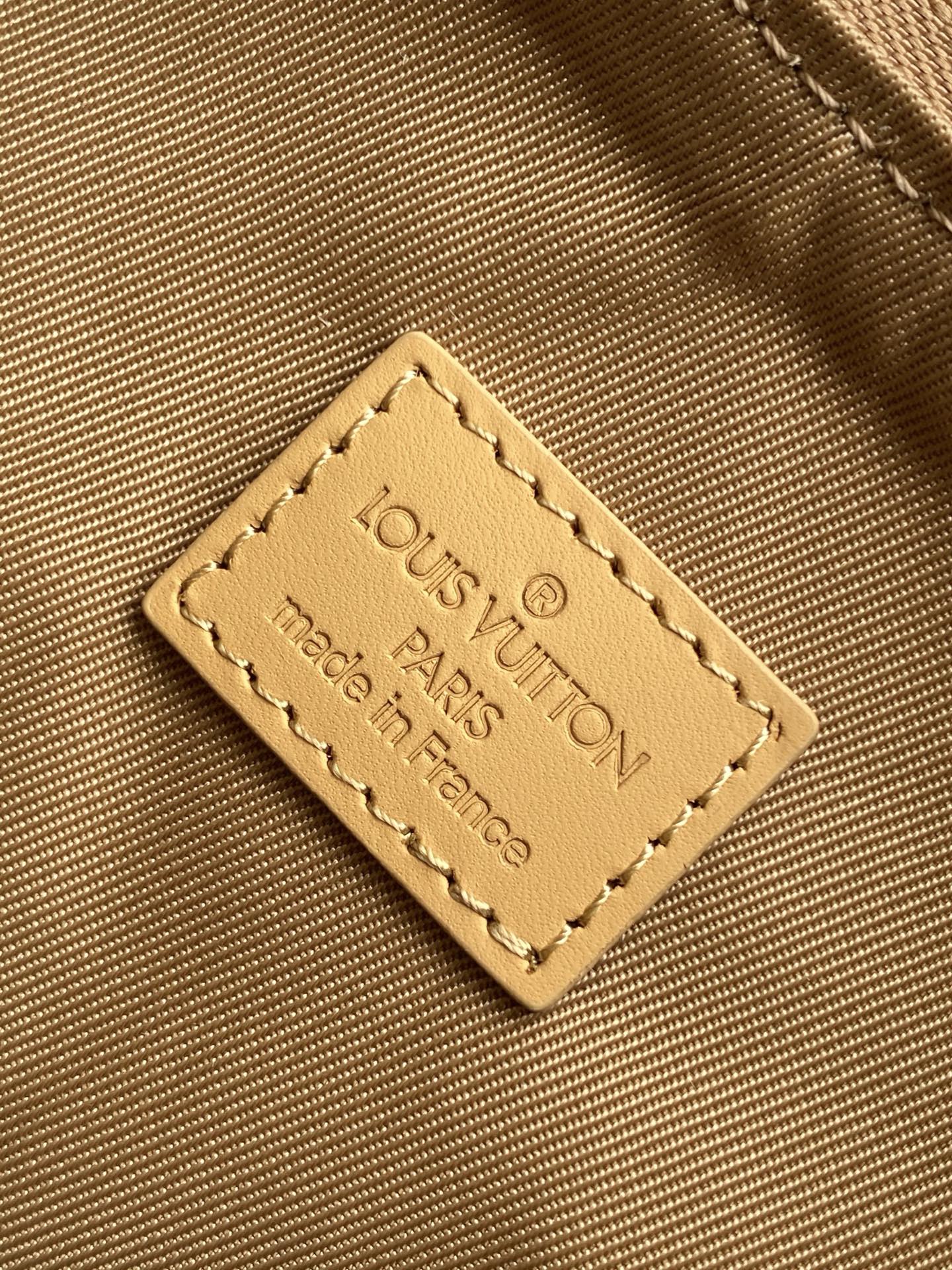 LV Hobo Cargo Bag Khaki Monogram Canvas & Cowhide GHW mysite