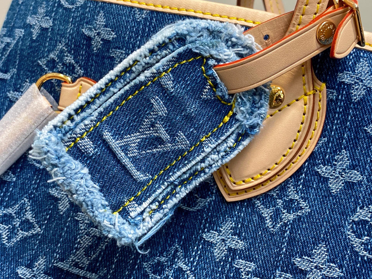 LV Neverfull MM 31cm Blue Denim mysite