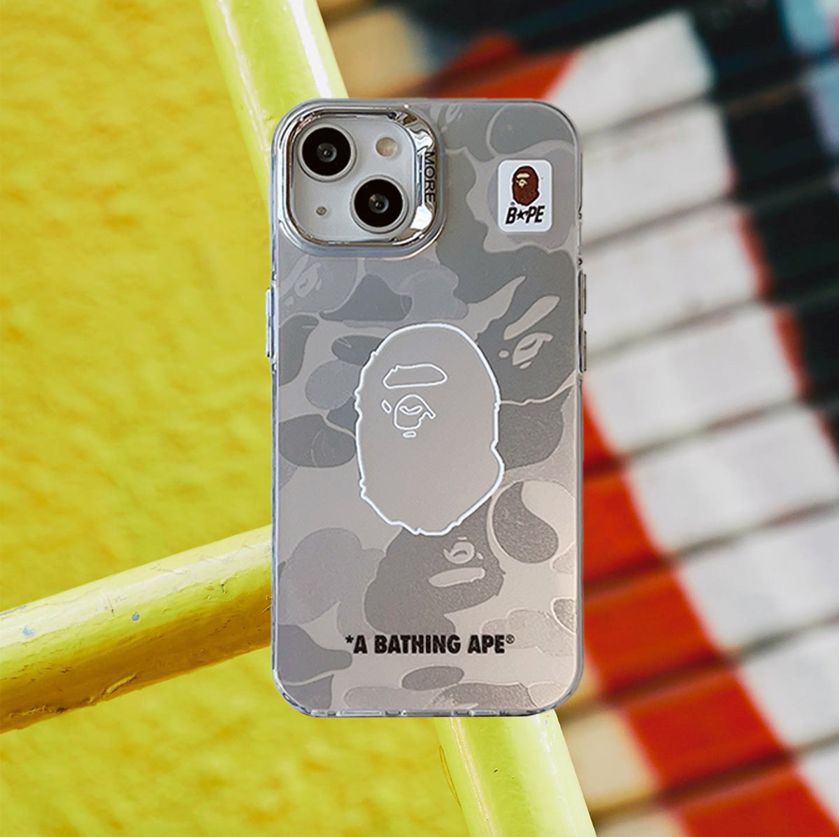 Limited iPhone Case | APE Silver Camo 1 mysite