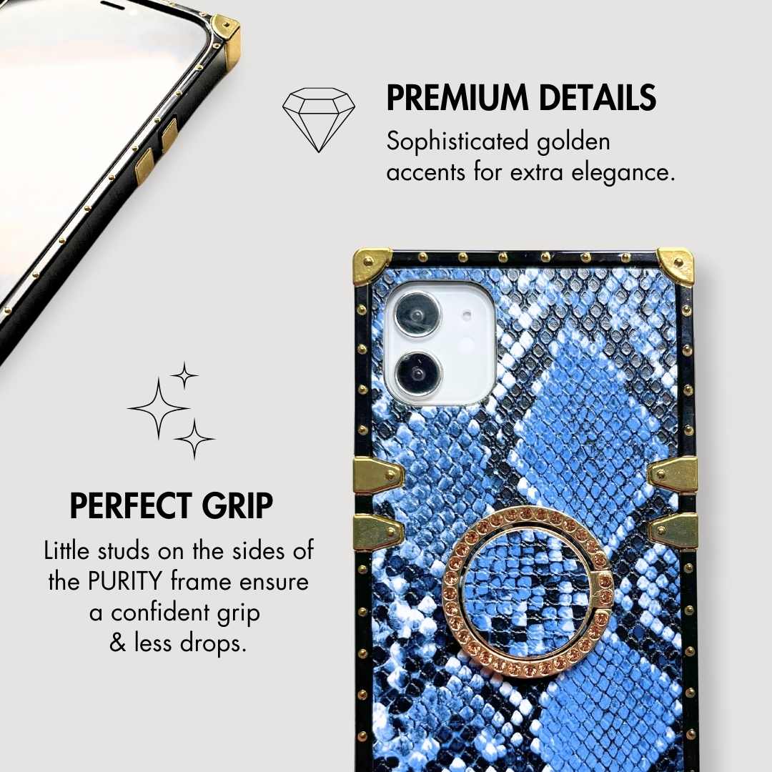 Samsung Case with Ring "Blue Rattlesnake" mysite