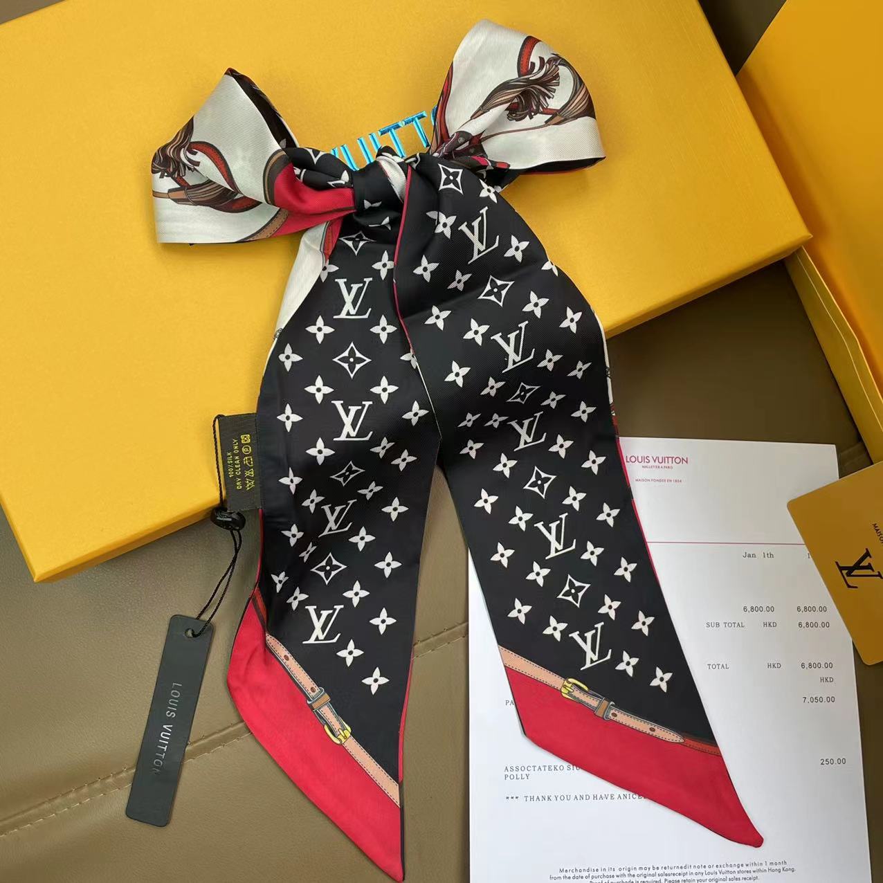 Double Satin Monogram Bow Tie & Headband mysite