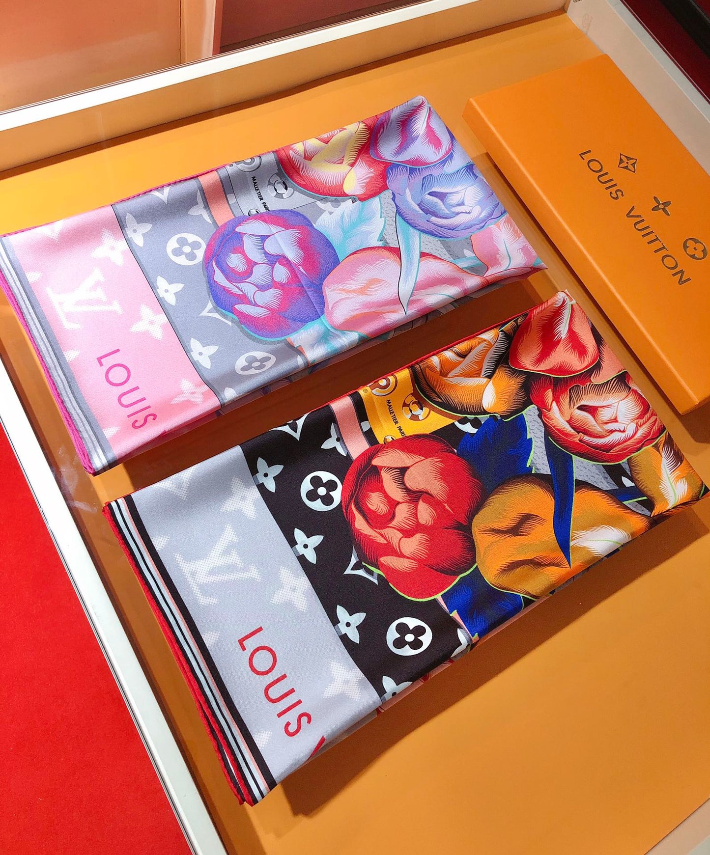 Monogram Bouquet Square Scarf mysite