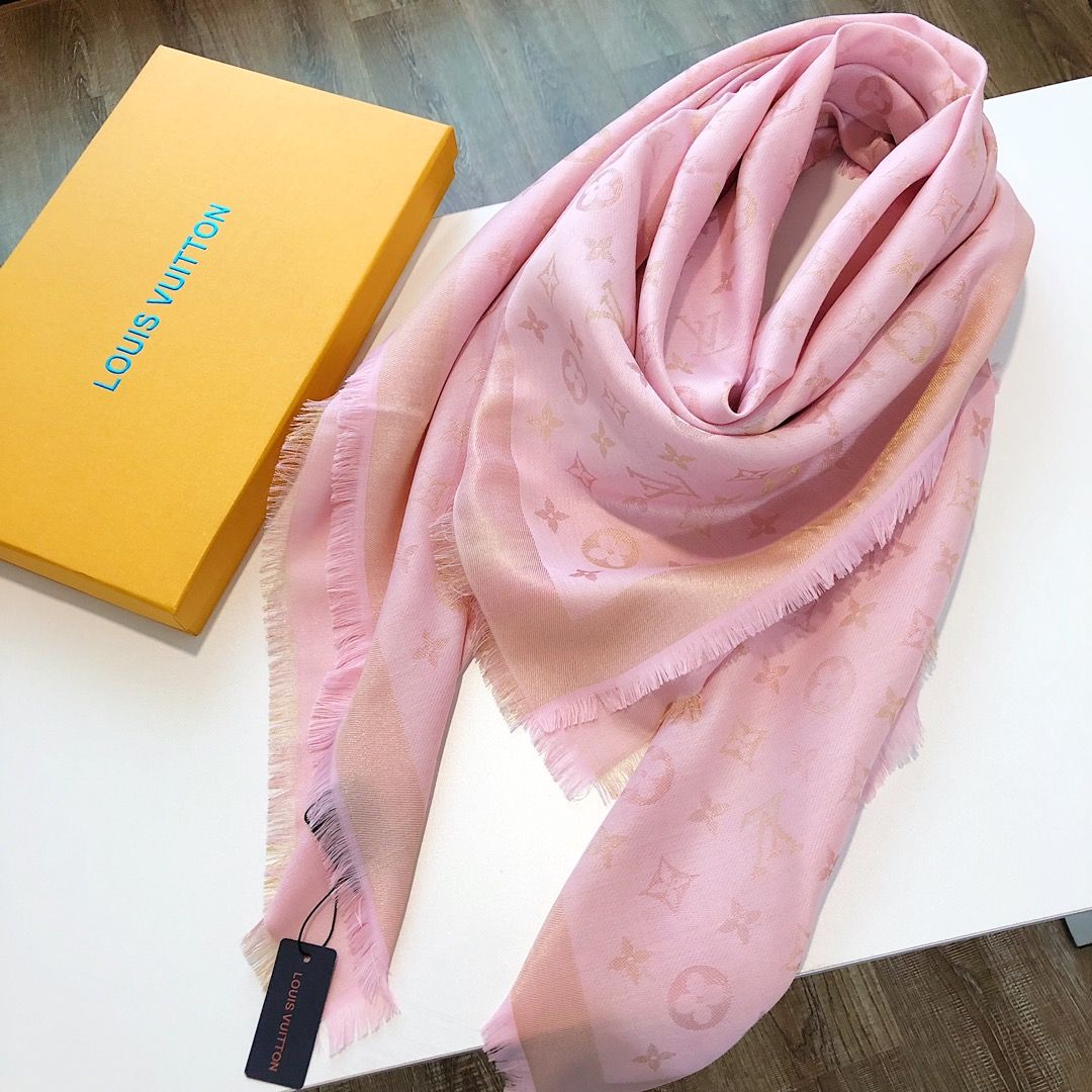 Classic printed silk and wool scarf mysite