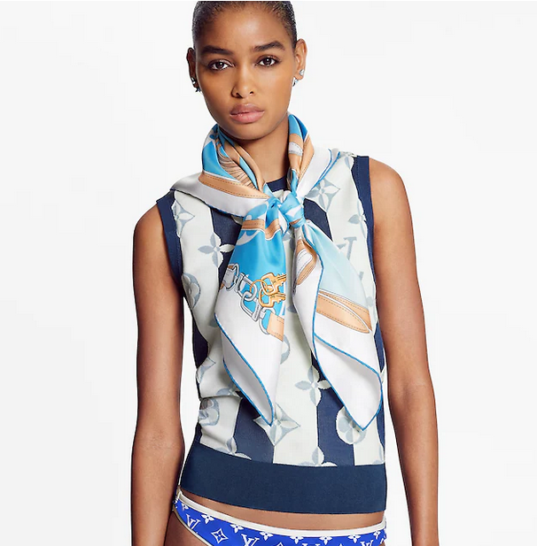 Classic Monogram Gradient Silk Scarf mysite