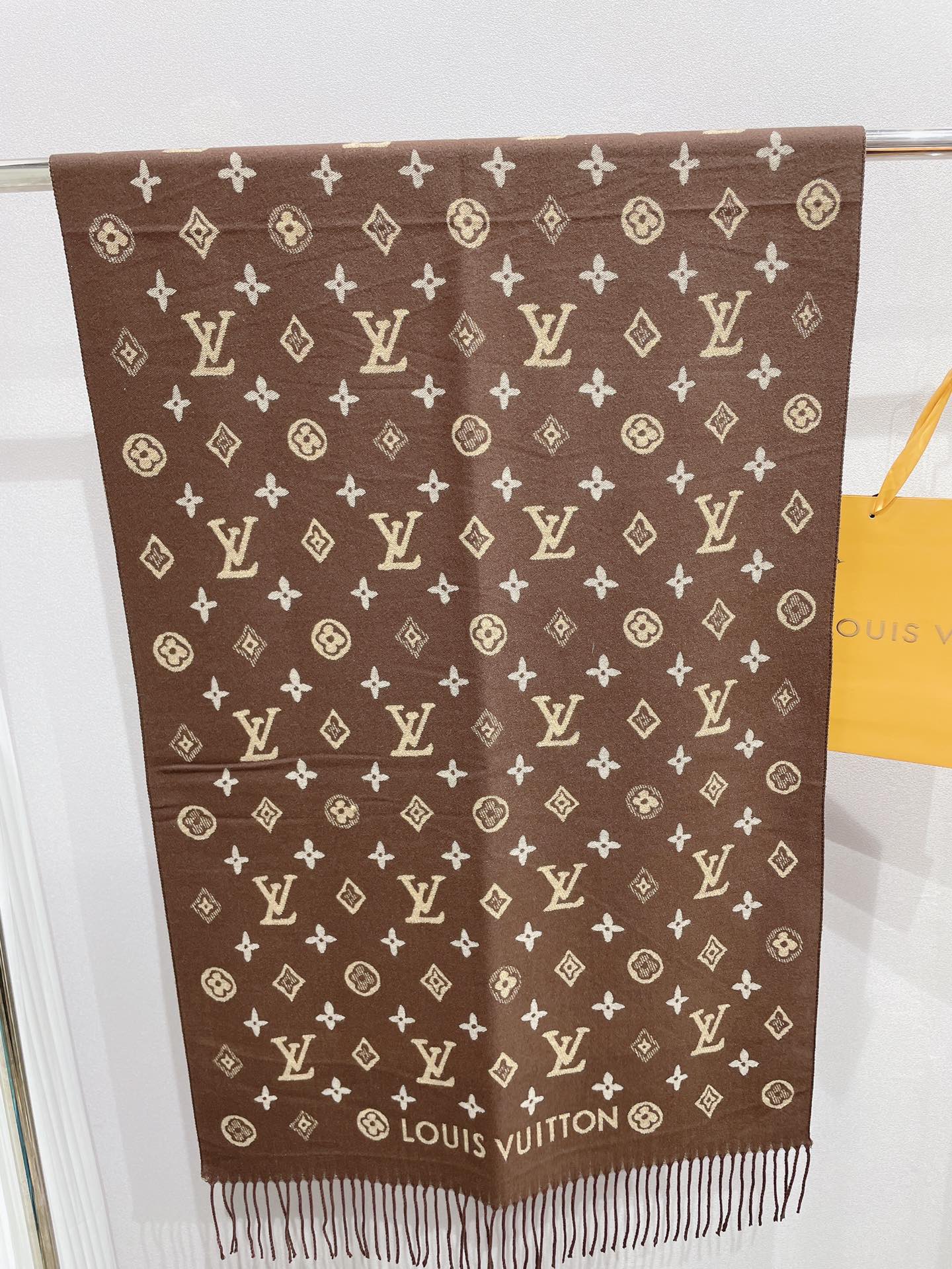 Classic Monogram Warm Fringe Scarf Shawl mysite