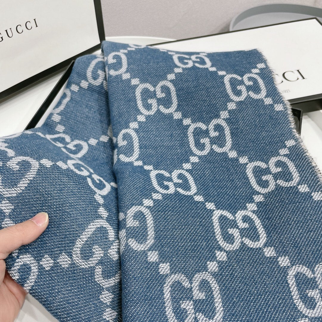 New Logo Jacquard Fringed Scarf Shawl mysite