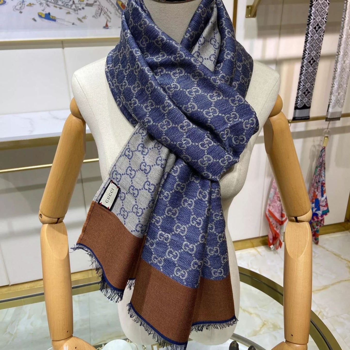 Denim Series Cotton Scarf Shawl mysite