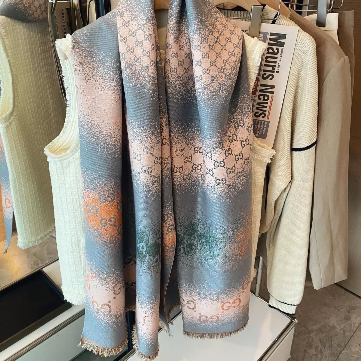Individuality  Ombre Cashmere Scarf mysite