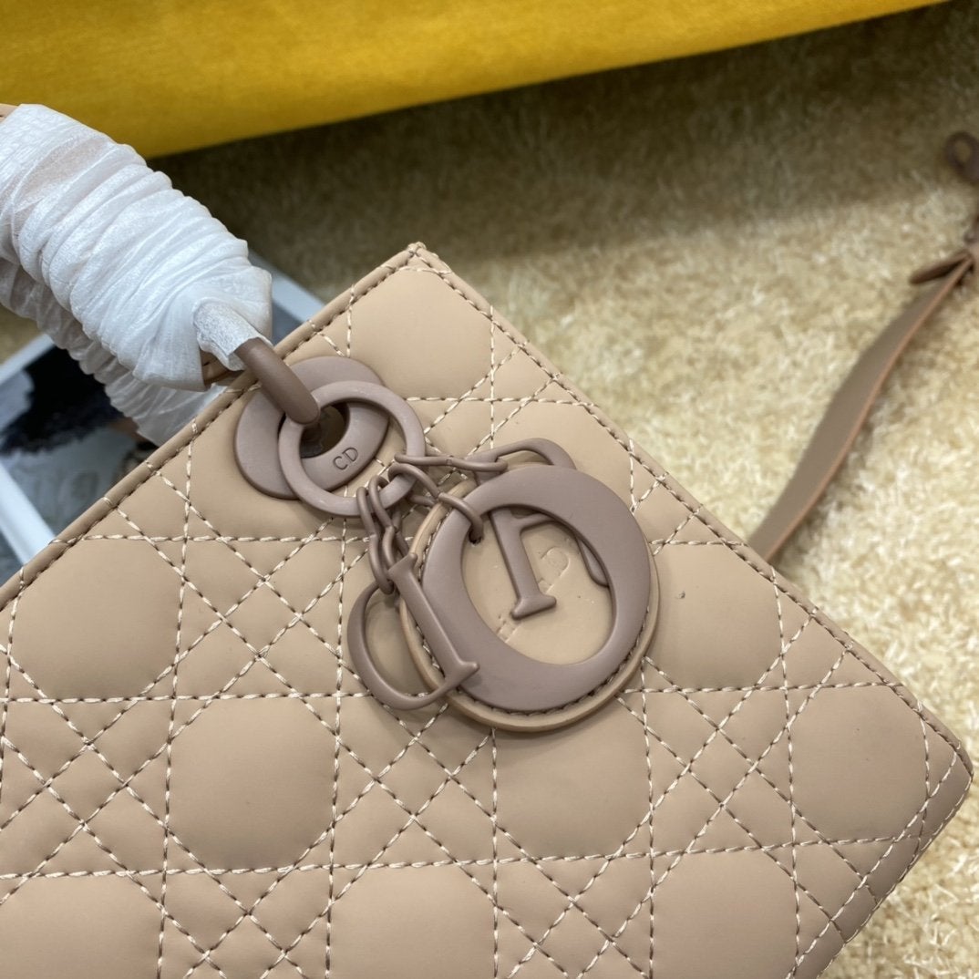 LADY MY ABC BAG 20CM BEIGE CANNAGE LAMBSKIN mysite