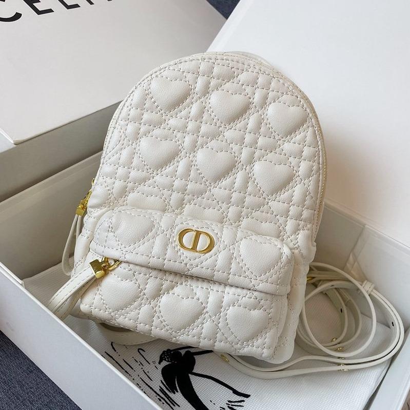 SMALL BACKPACK WHITE CANNAGE LAMBSKIN mysite