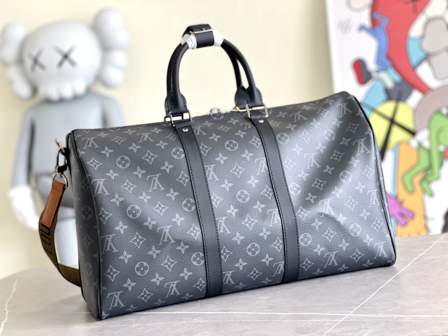 KEEPALL 45 BANDOULIERE MONOGRAM ECLIPSE mysite