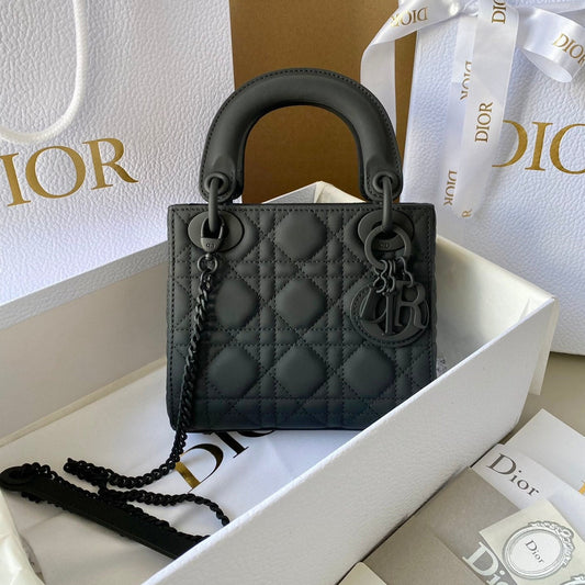 MINI LADY 17 MY ABC ALL BLACK LAMBSKIN mysite