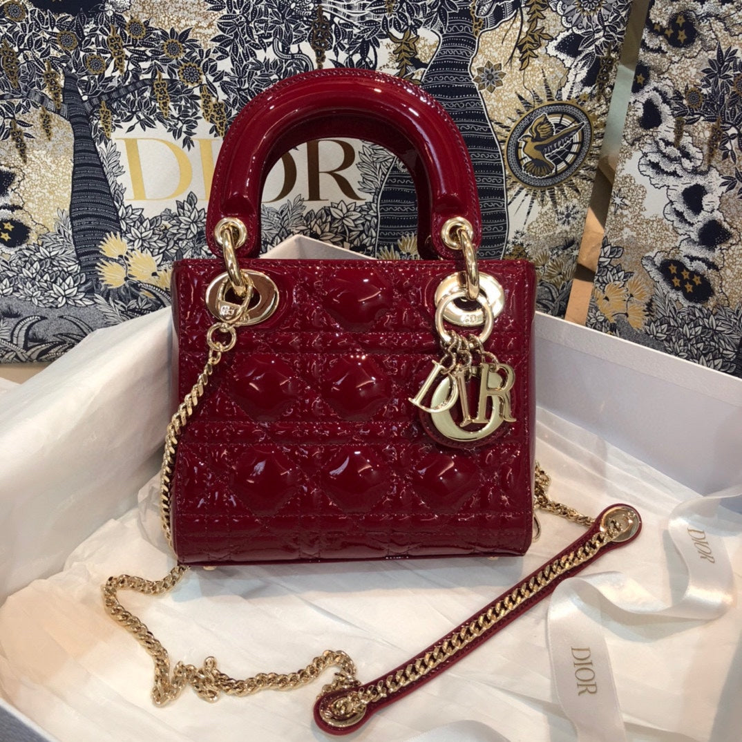 MINI LADY 17 MY ABC RED CALFSKIN mysite