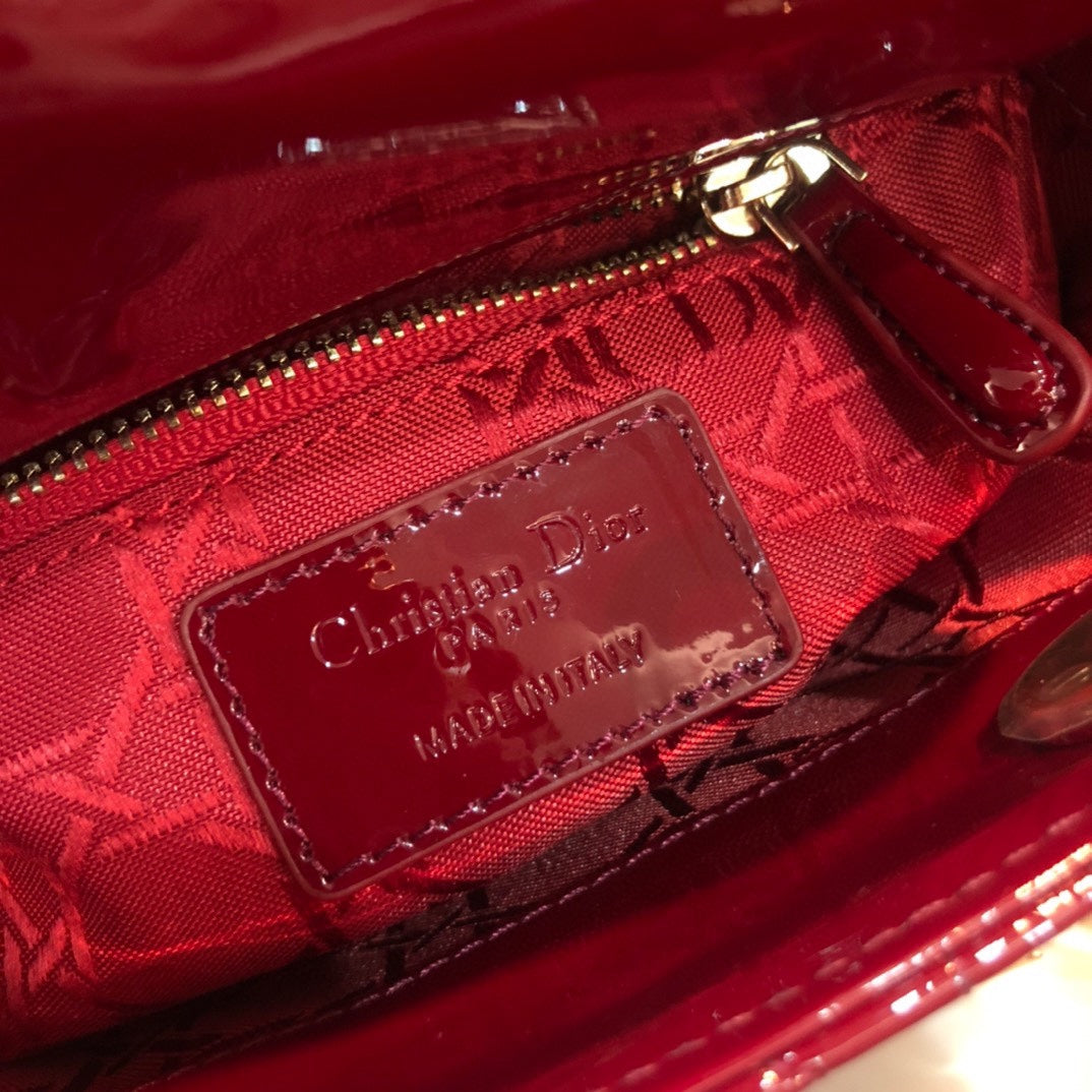 MINI LADY 17 MY ABC RED CALFSKIN mysite