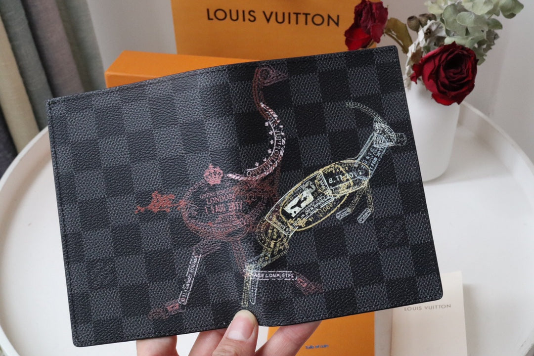 PASSPORT COVER 14 BLACK CANVAS mysite