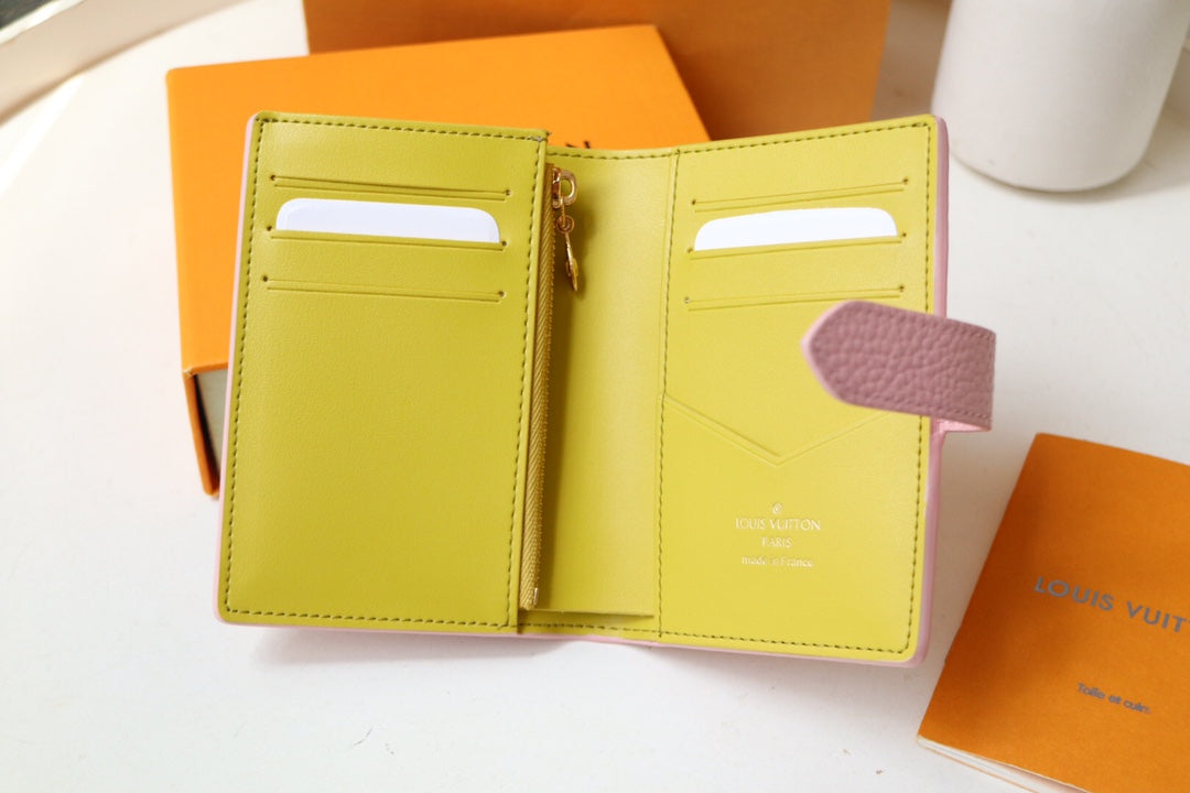 VERTICAL COMPACT WALLET PINK CAPUCINES mysite
