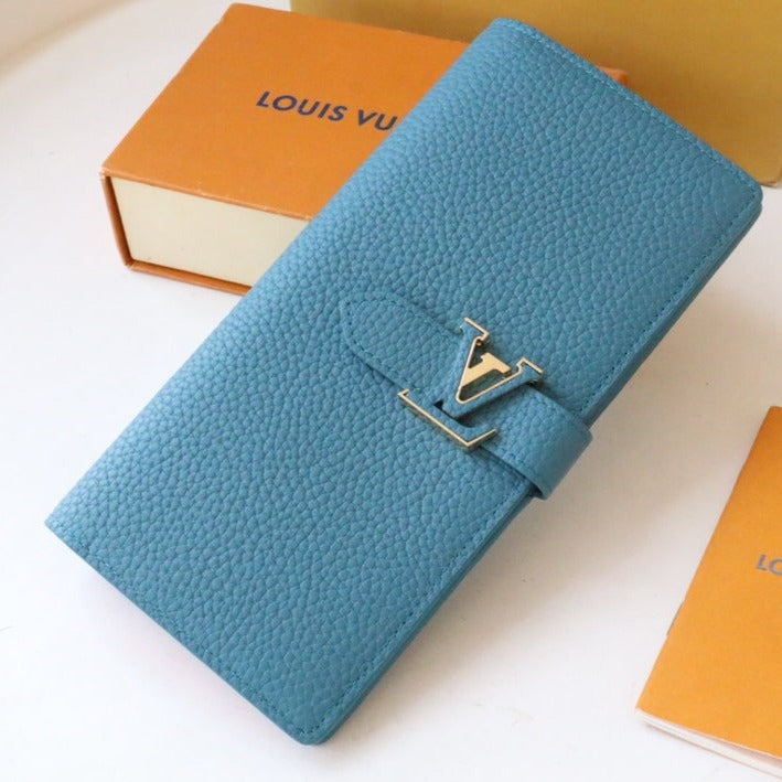 VERTICAL WALLET CAPUCINES CLOUD BLUE mysite