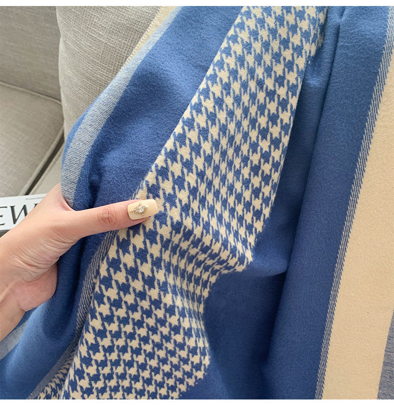 Cashmere warm thickened shawl scarf mysite