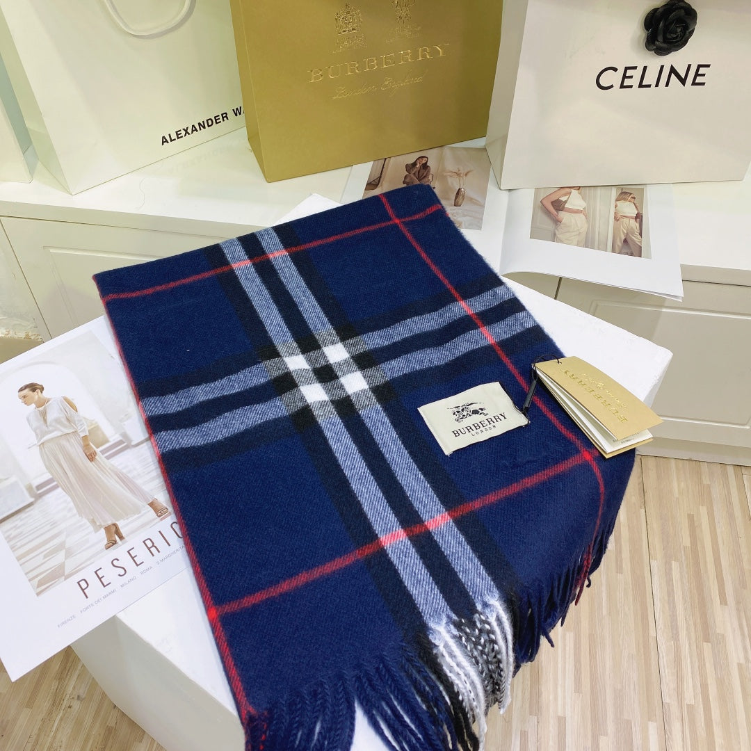 Classic Plaid Tassel Unisex Scarf mysite
