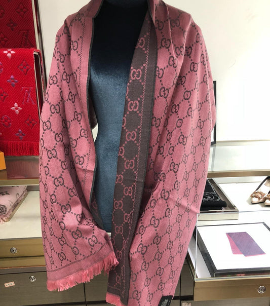 Vintage knitted cashmere scarf mysite