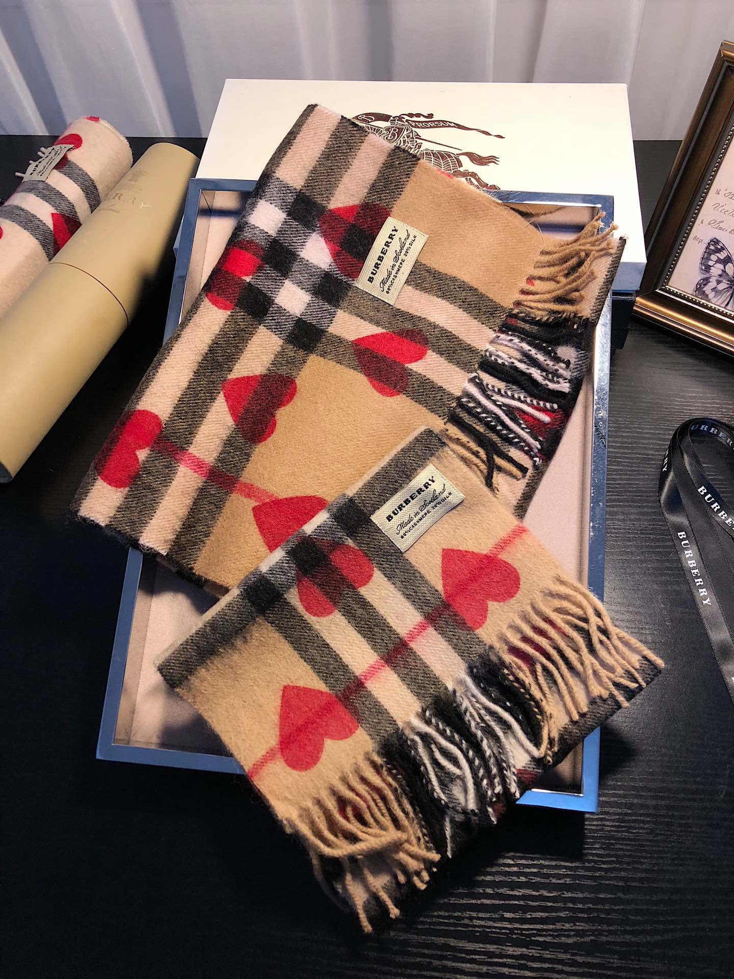 Parent-child love 100% cashmere scarf mysite