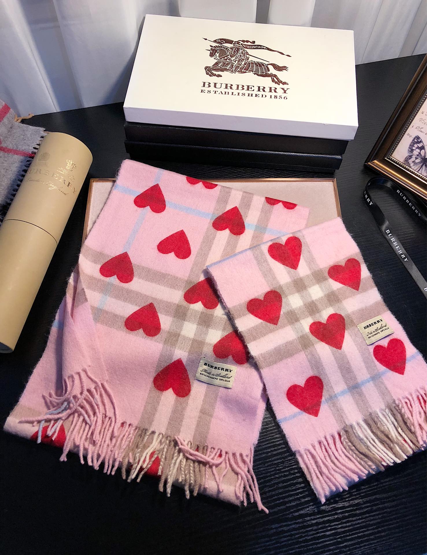 Parent-child love 100% cashmere scarf mysite