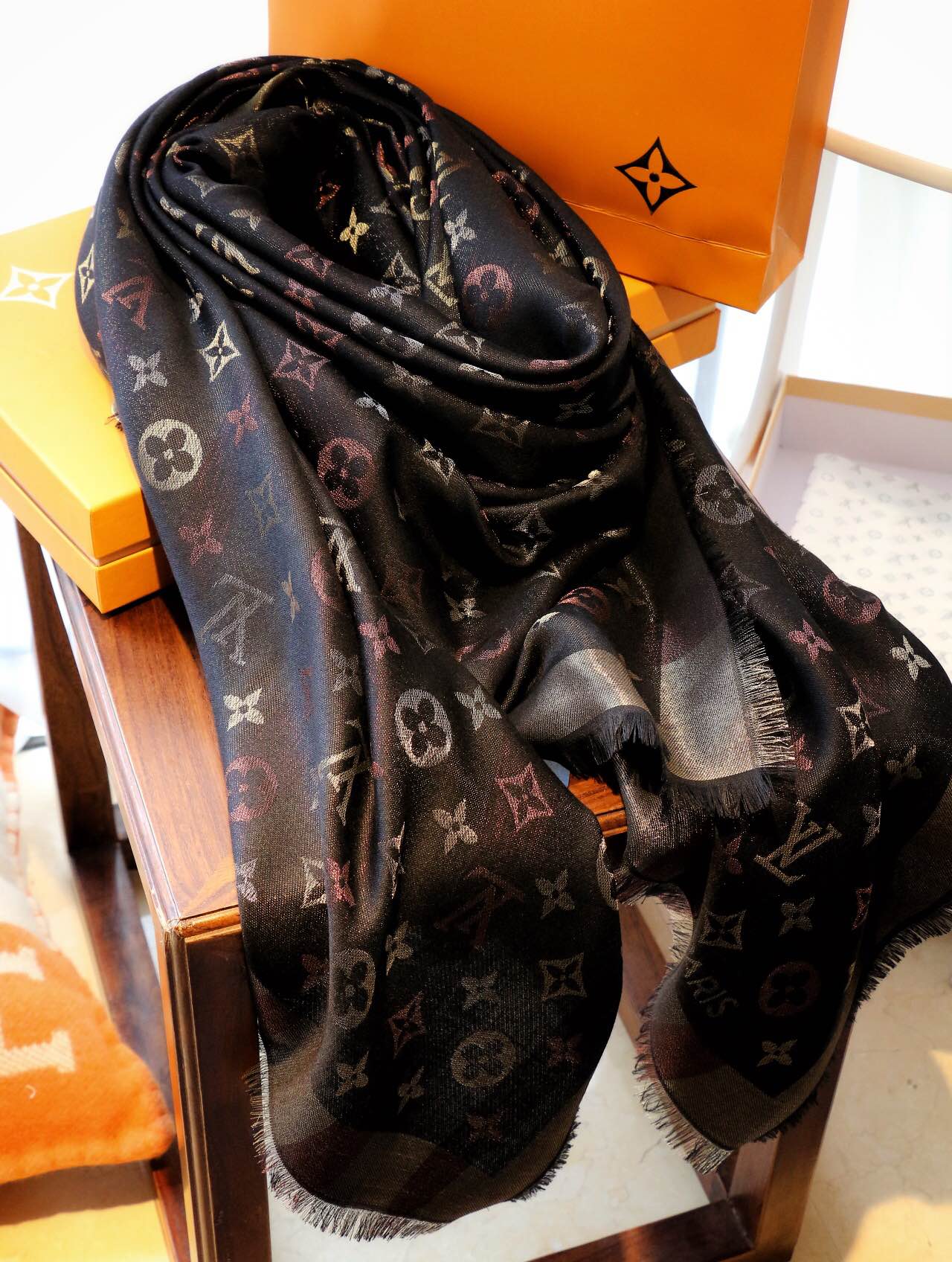 Silk cashmere scarf mysite