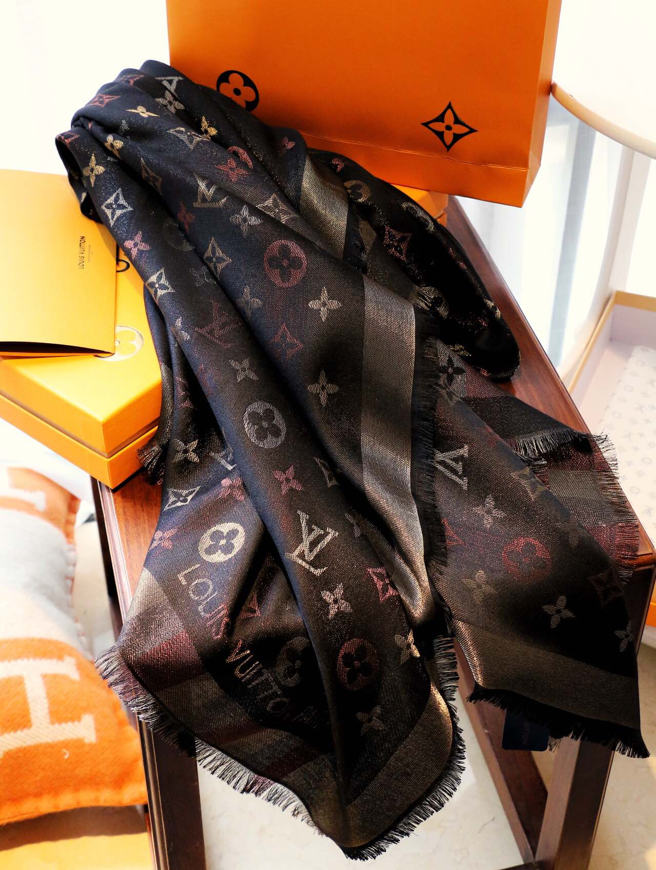 Silk cashmere scarf mysite