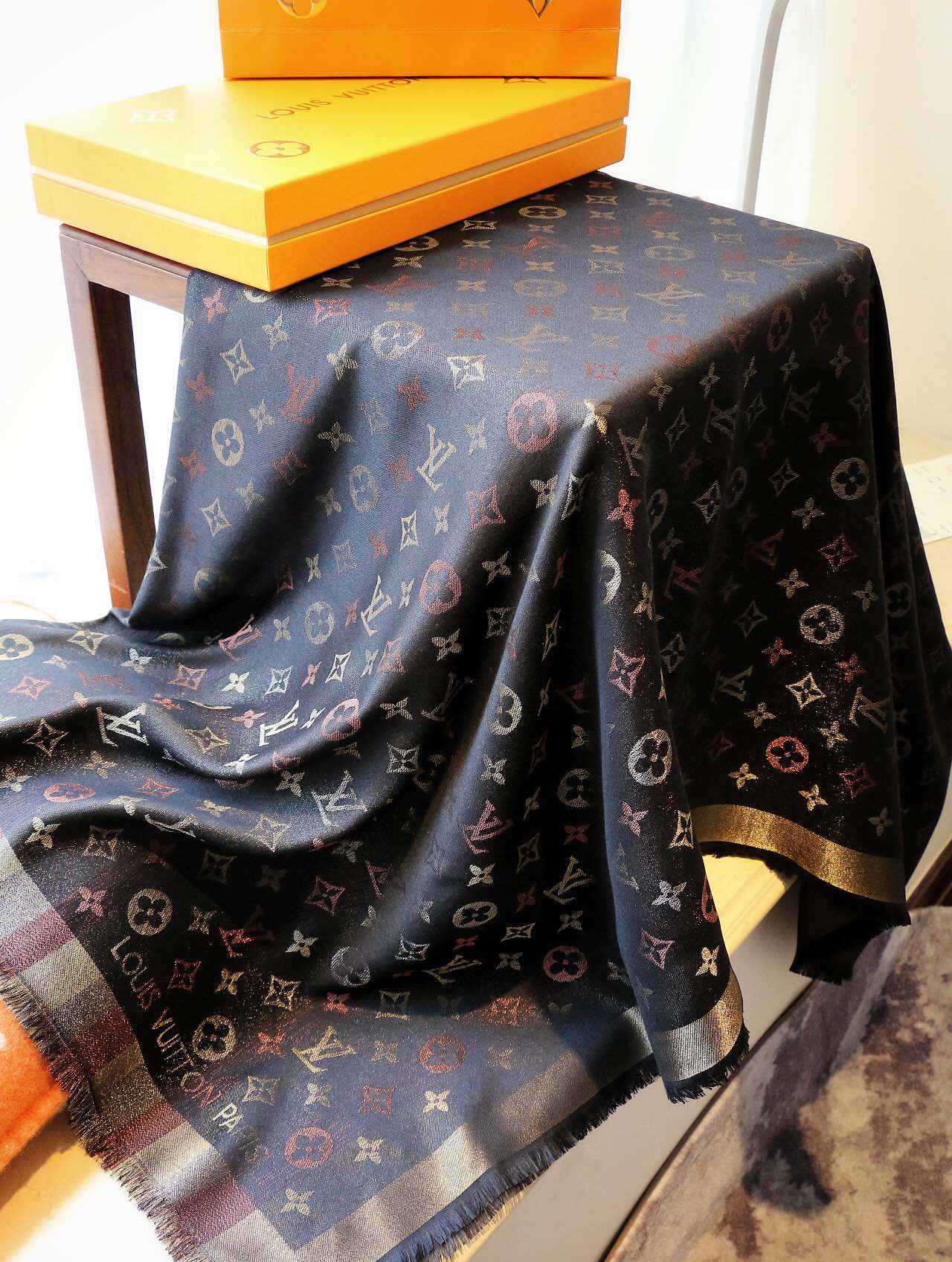Silk cashmere scarf mysite