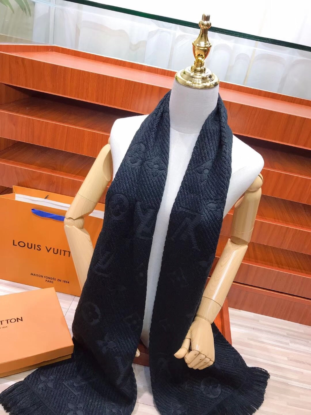 Knitted 100% cashmere scarf mysite