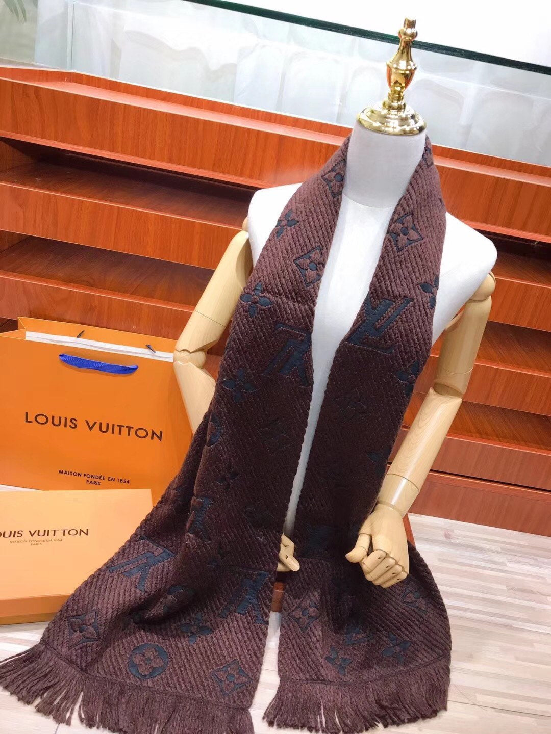 Knitted 100% cashmere scarf mysite