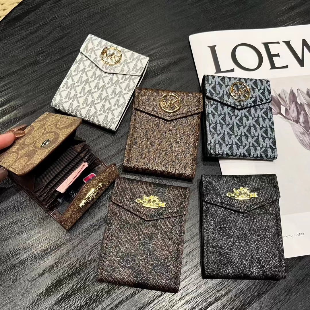 Luxury MK & CO -Inspired Monogram Card Holder Wallets-1 mysite