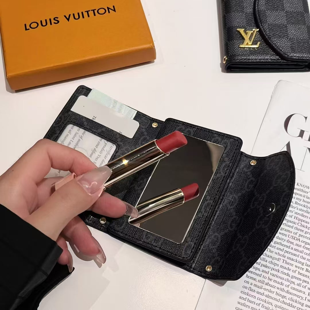 Luxury LV & GG-Inspired Monogram Compact Wallet Collection-s mysite