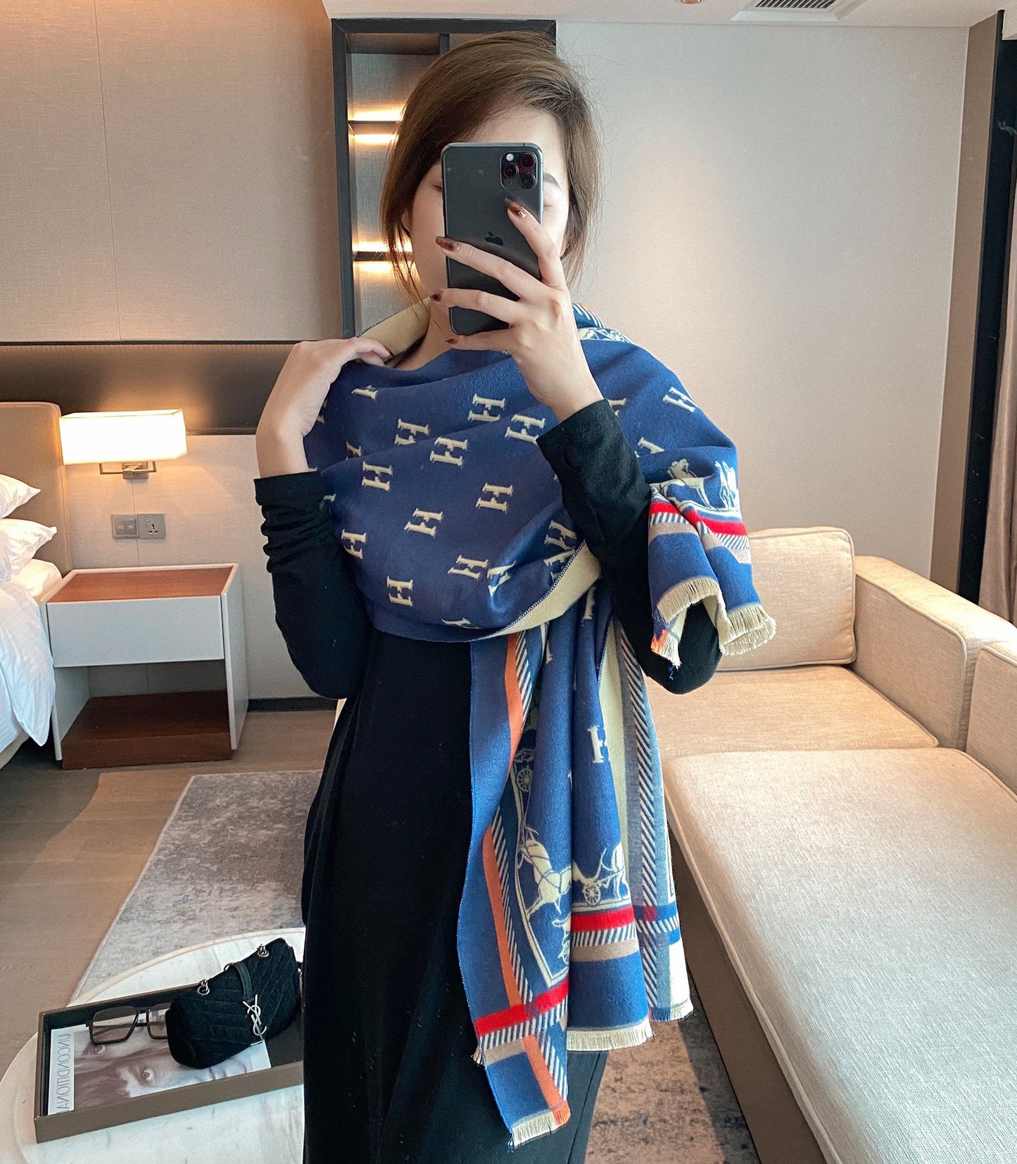 6-color classic cashmere scarf mysite