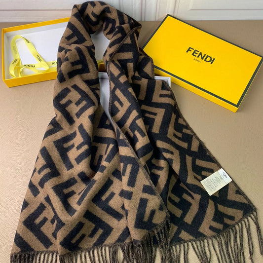 2-Color Classic FF Tassel Scarf mysite
