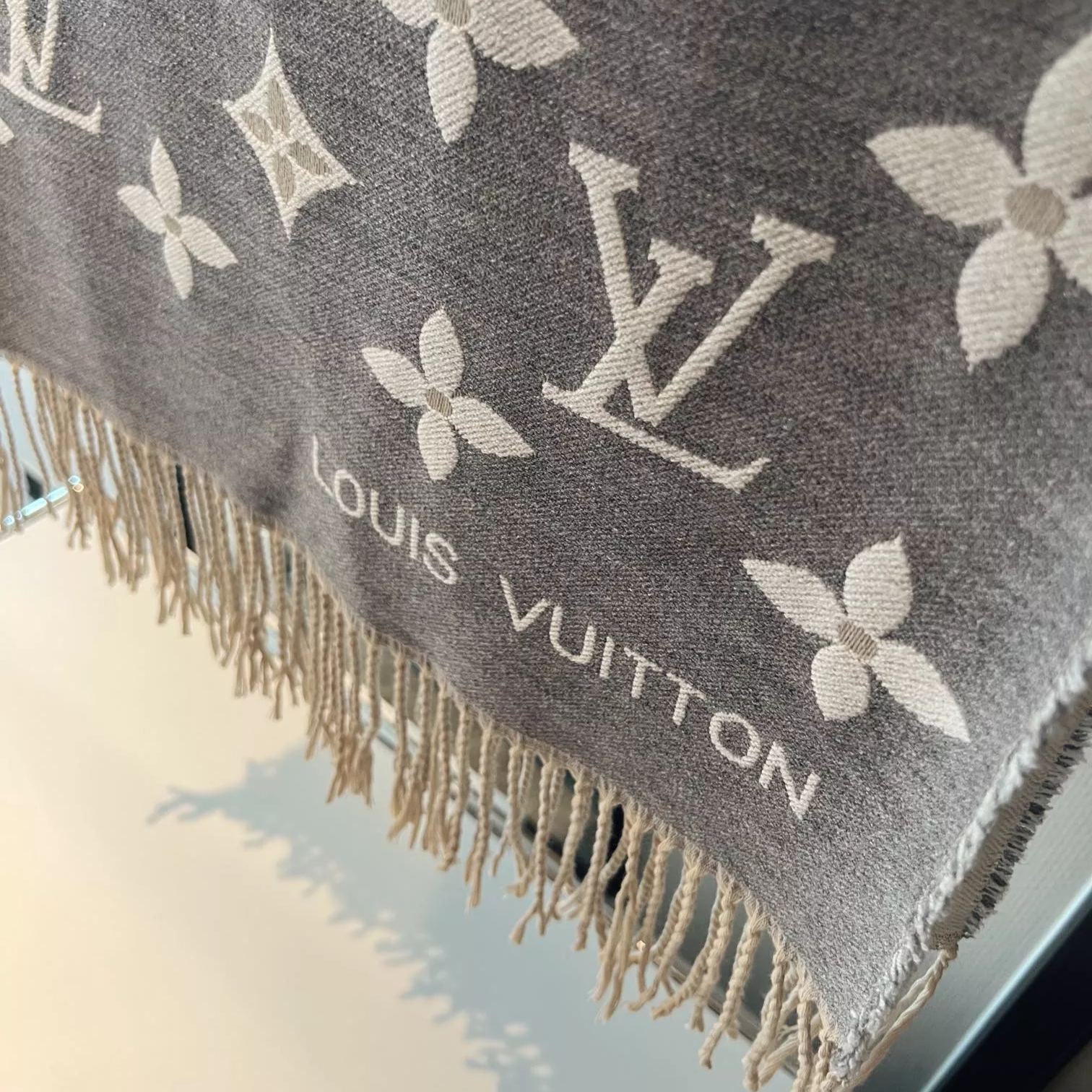Wild At Heart Series Monogram Fringe Scarf Shawl mysite