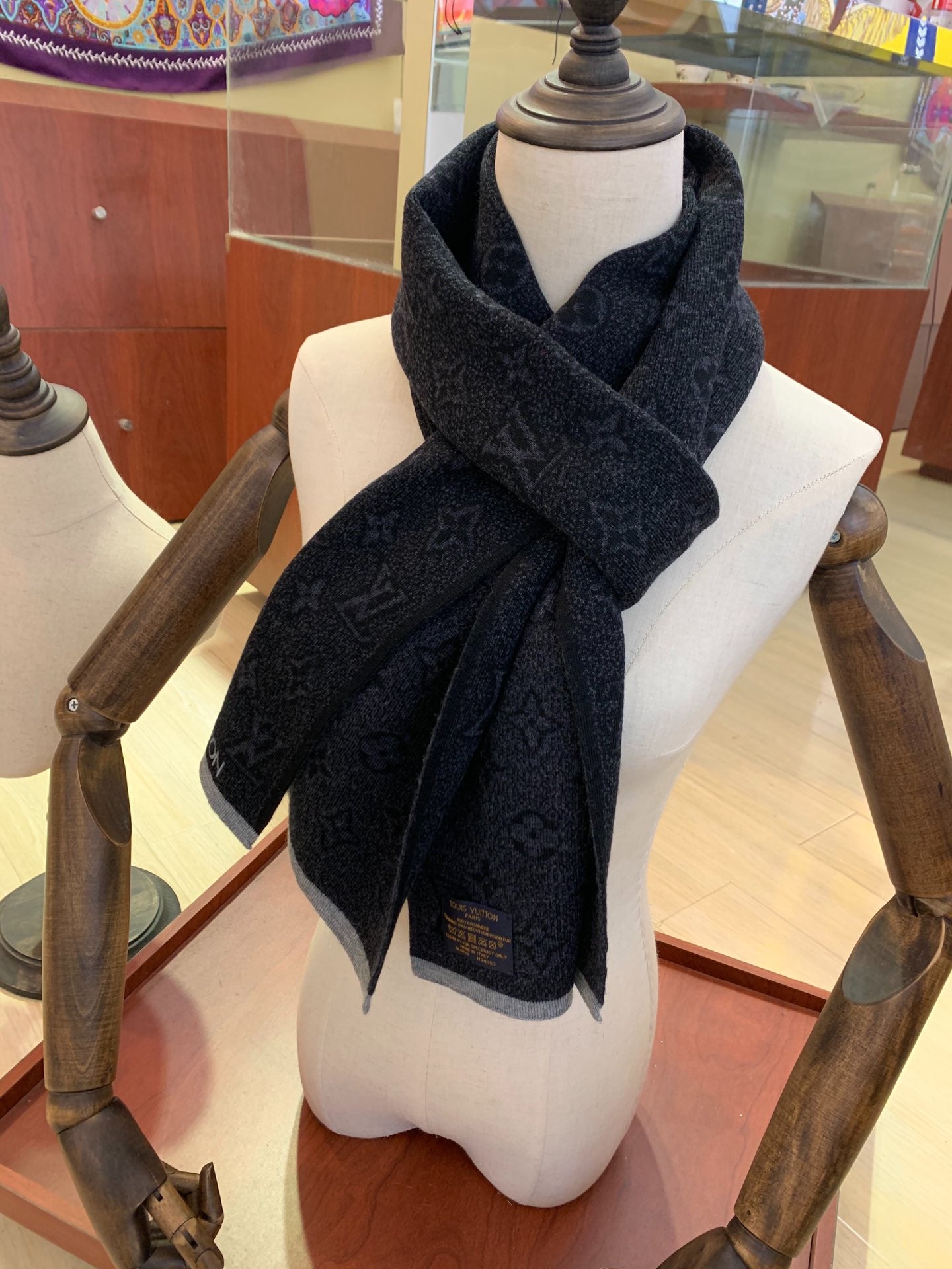 Monogram Men's Knitted Scarf mysite