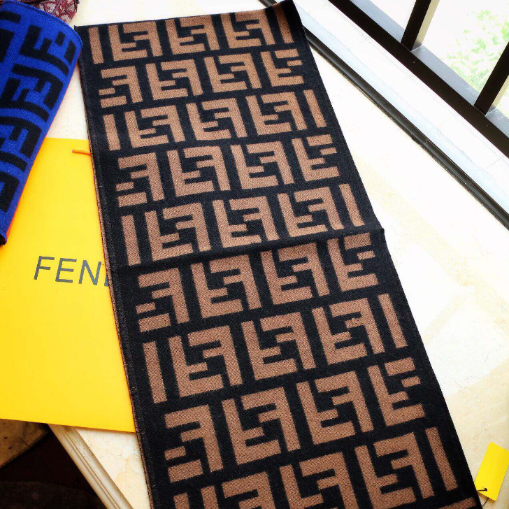 Unisex F Letter Double-sided Scarf mysite