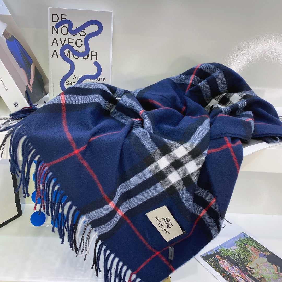 Classic Plaid Tassel Unisex Scarf mysite