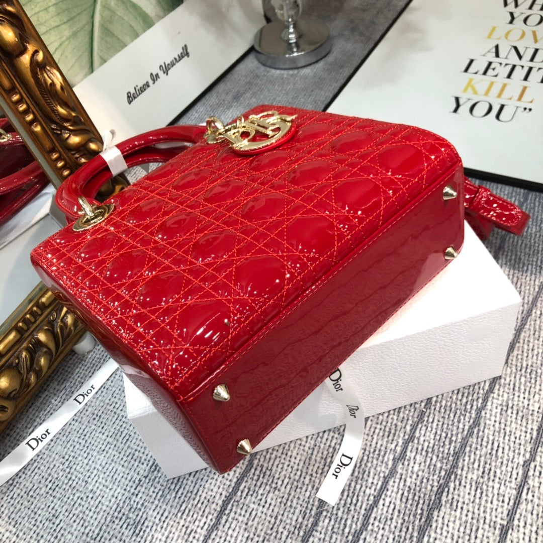 medium lady 24 red patent calfskin mysite