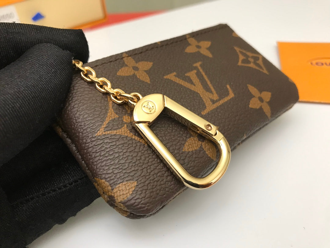 LV KEY POUCH 12 BROWN MONOGRAM CANVAS mysite