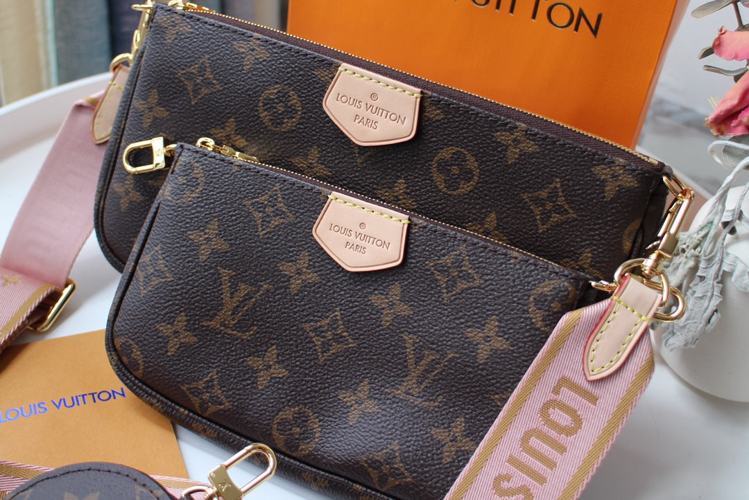LV Multi Pochette Accessoires Monogram Canvas Cowhide GHW mysite
