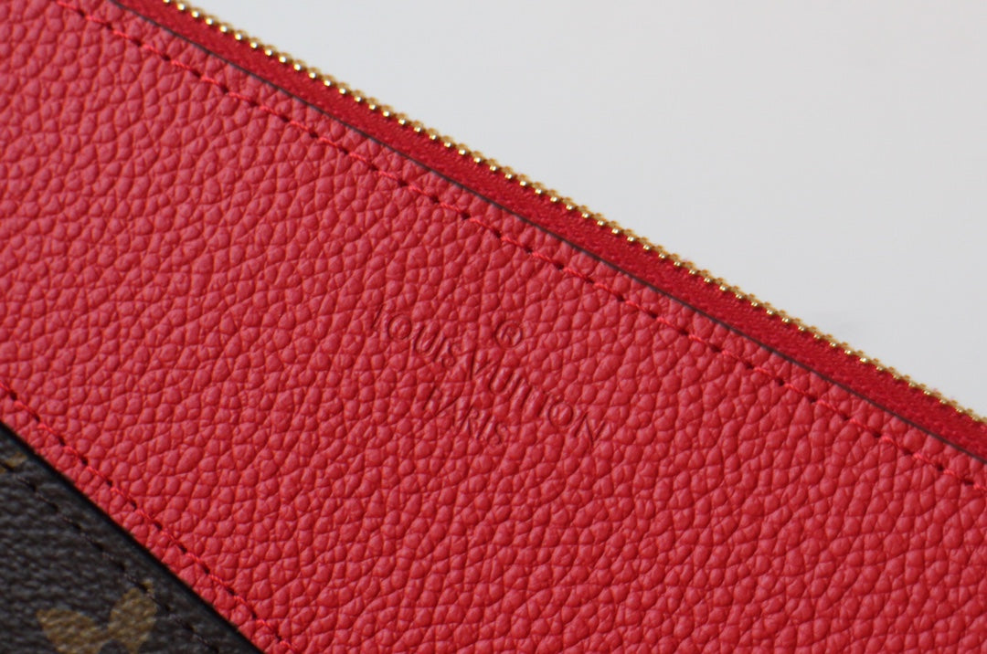 LV M62048 Daily Pouch Brown Red Monogram Canvas & Cowhide mysite