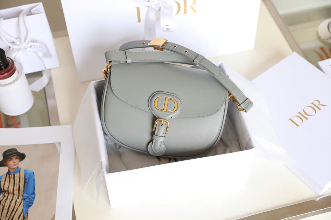 MEDIUM CD BOBBY 22CM DARK GREY CALFSKIN GOLD HARDWARE mysite