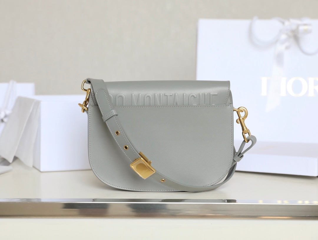 MEDIUM CD BOBBY 22CM DARK GREY CALFSKIN GOLD HARDWARE mysite