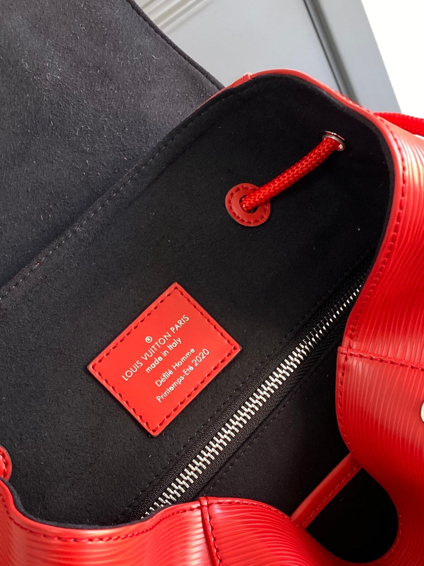 LV x SUPREME CHRISTOPHER SMALL BACKPACK 47 IN RED EPI CALFSKIN mysite