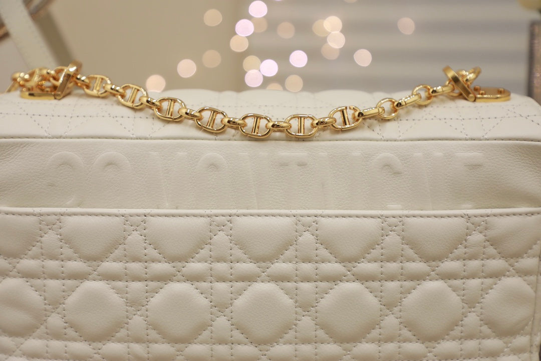 LARGE CARO BAG 28 WHITE CALFSKIN mysite