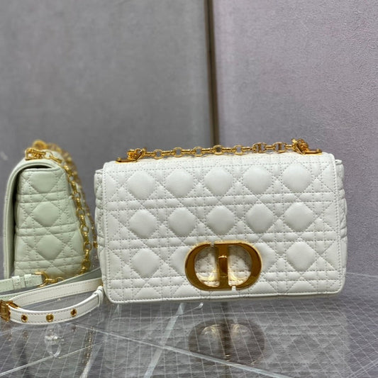 medium caro 25.5 white calfskin mysite