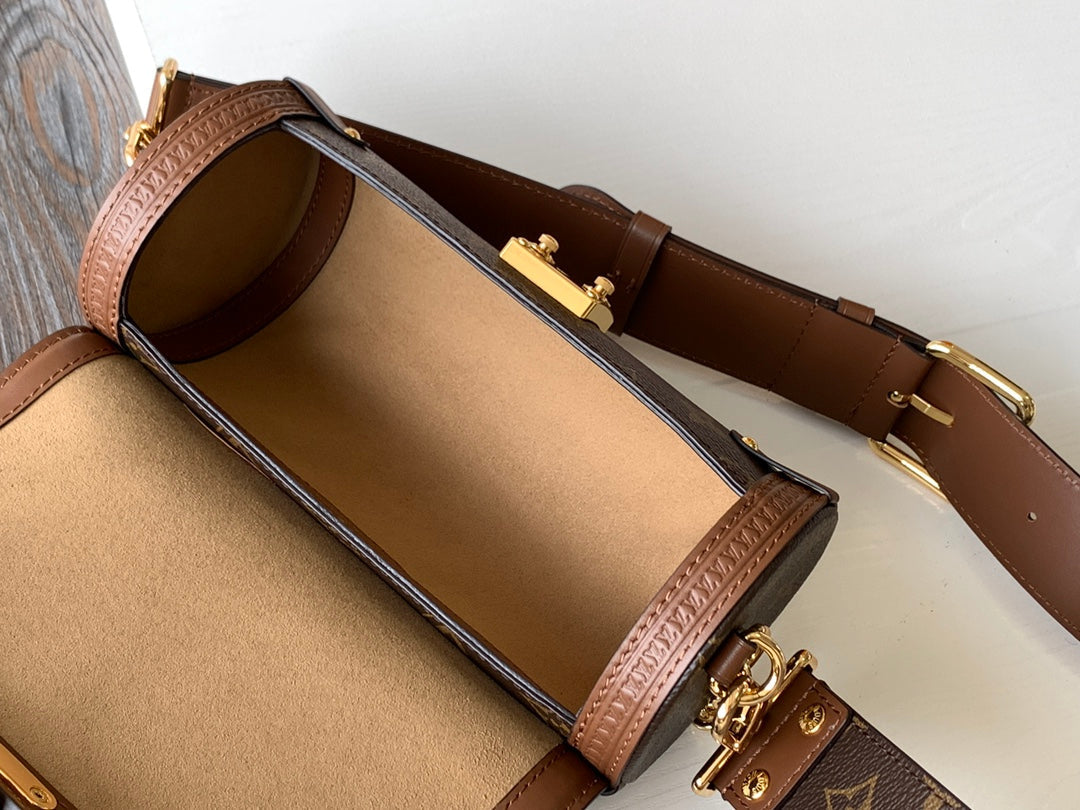 LV Papillon Trunk 19cm Brown Monogram Canvas & Cowhide GHW mysite