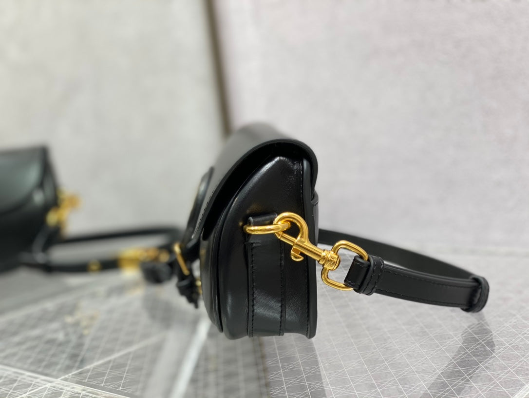 medium cd east west 22cm black calfskin ghw mysite